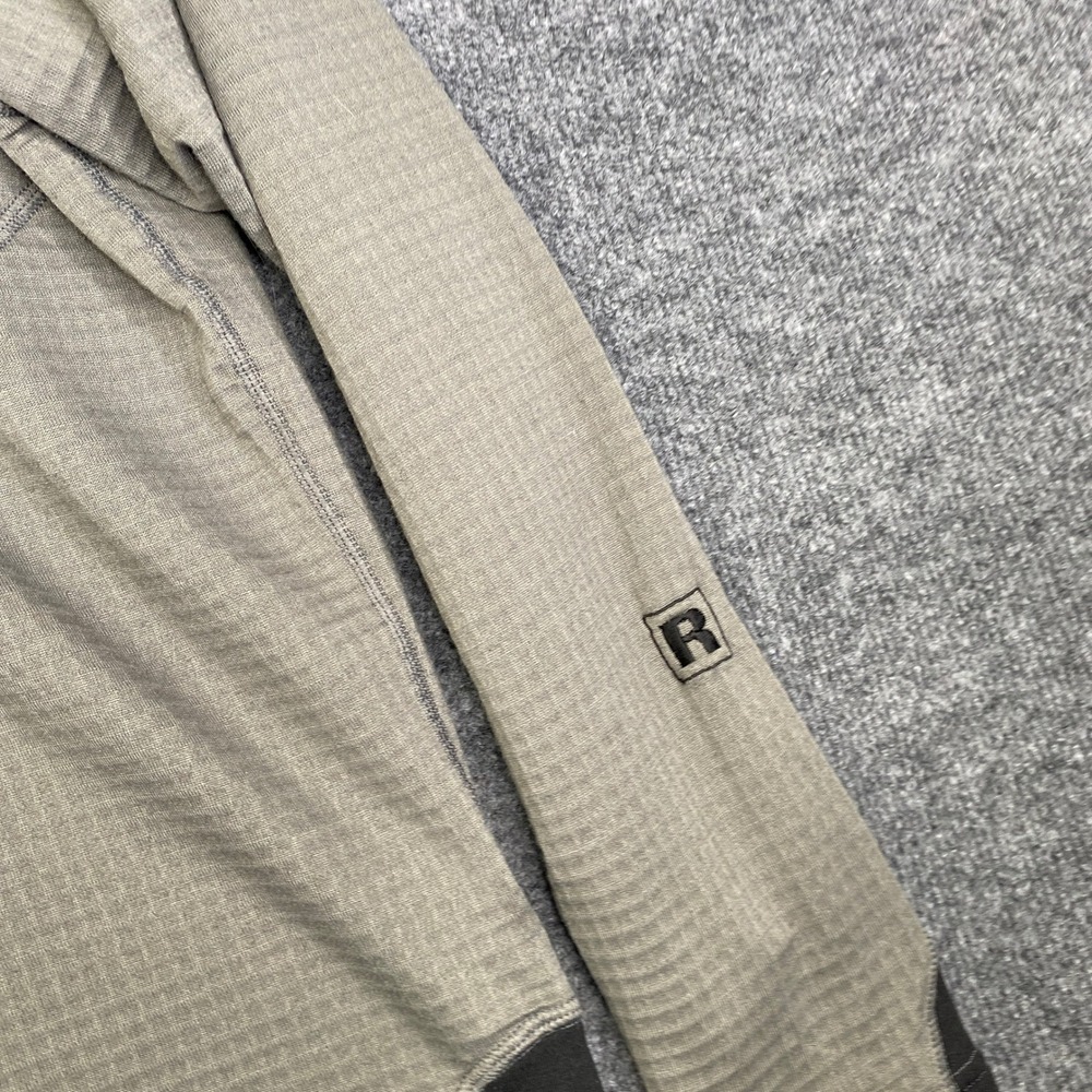 Patagonia R1 Regulator Fleece Pullover Mens Medium Gray 1/4 Zip 40102FA Made USA - Picture 2 of 12